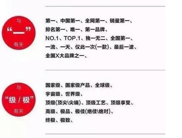 2015新广告法禁用词(图2) 2015新广告法禁用词(图2)